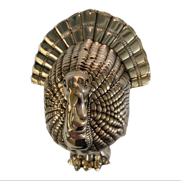 Vintage Silver Turkey Salt and Pepper Shakers - Picture 7 of 8